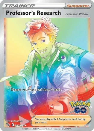 Professor's Research - Professor Willow — Pokémon TCG: Pokémon GO