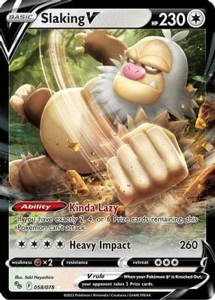 Slaking V — Pokémon TCG: Pokémon GO