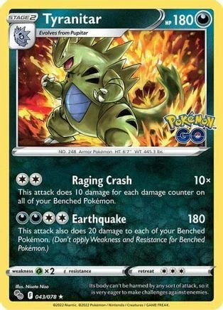 Tyranitar — Pokémon TCG: Pokémon GO