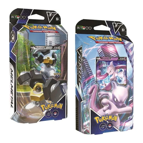 Pokemon GO: Melmetal V / Mewtwo V Battle Deck Set — Pokémon TCG: Pokémon GO