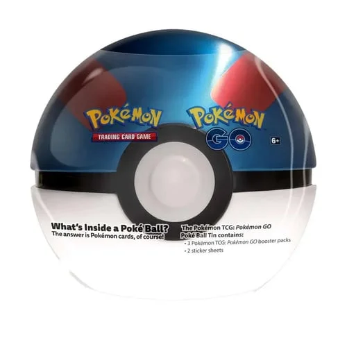 Pokemon GO: Poke Ball Tin - Great Ball — Pokémon TCG: Pokémon GO