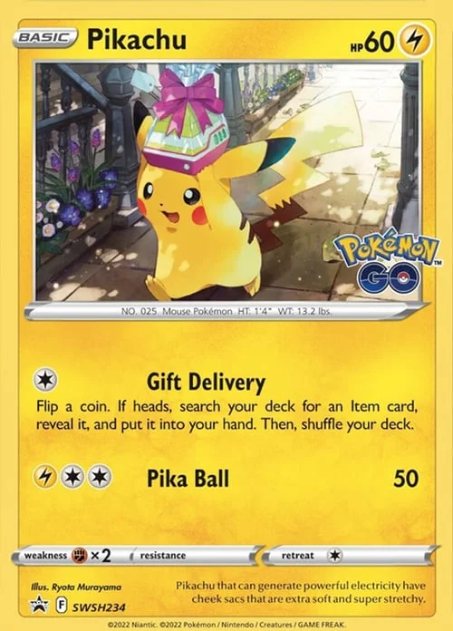 Pikachu — SWSH Black Star Promos
