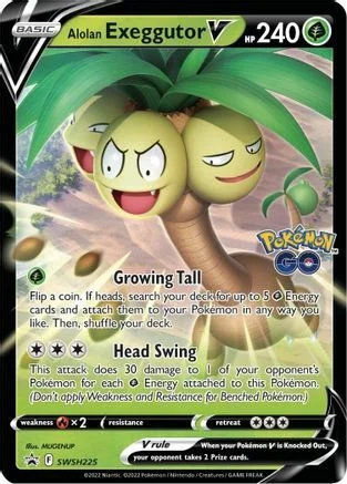 Alolan Exeggutor V — SWSH Black Star Promos