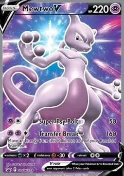 Mewtwo V — SWSH Black Star Promos
