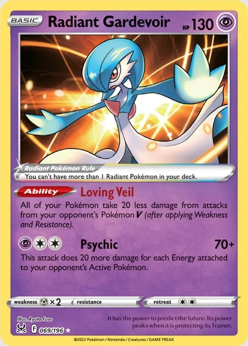 Radiant Gardevoir — Lost Origin