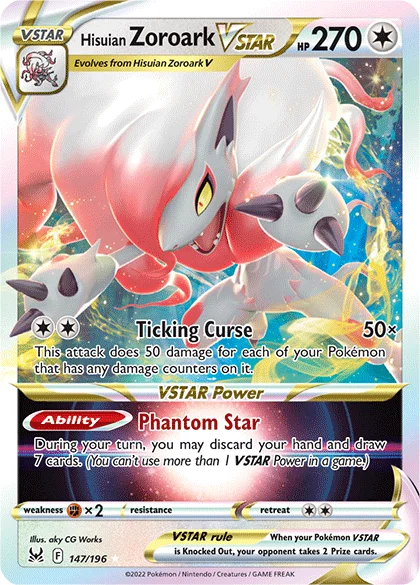 Hisuian Zoroark VSTAR — Lost Origin