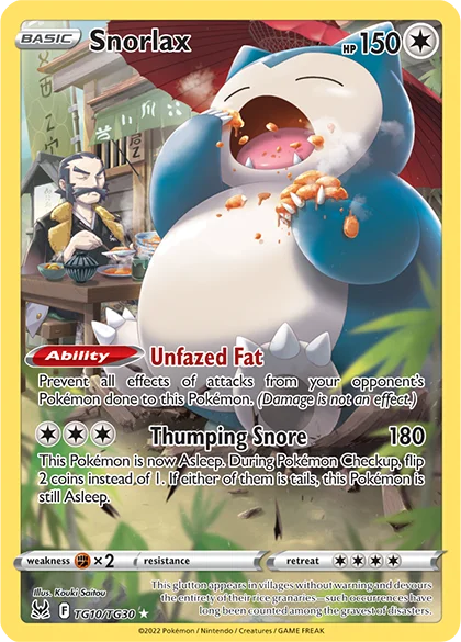 Snorlax — Lost Origin