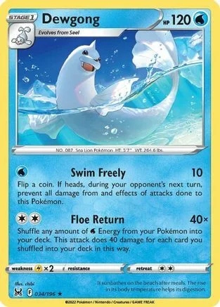 Dewgong — Lost Origin