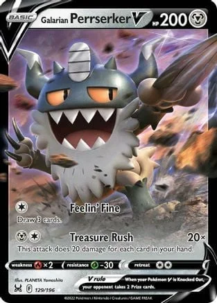 Galarian Perrserker V — Lost Origin