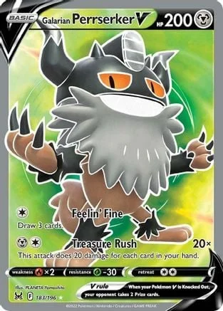 Galarian Perrserker V — Lost Origin