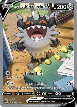 Galarian Perrserker V — Lost Origin