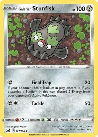 Galarian Stunfisk — Lost Origin