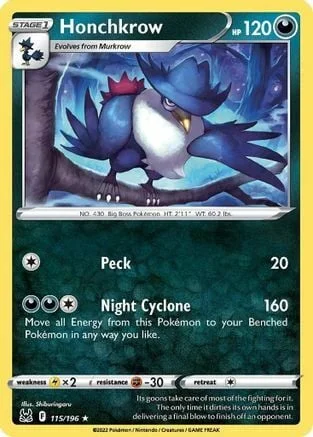 Honchkrow — Lost Origin