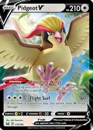 Pidgeot V — Lost Origin
