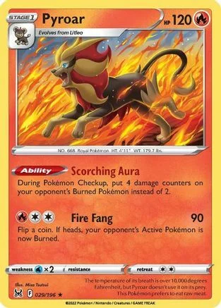 Pyroar — Lost Origin