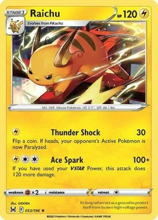 Raichu — Lost Origin
