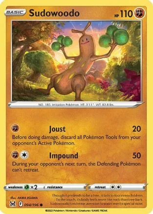 Sudowoodo — Lost Origin