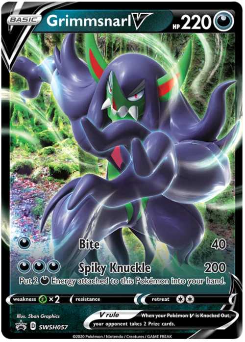 Grimmsnarl V — SWSH Black Star Promos