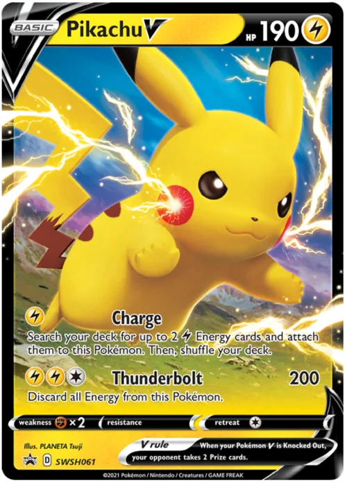 Pikachu V — SWSH Black Star Promos