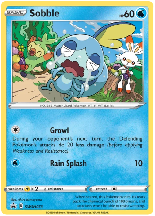 Sobble — SWSH Black Star Promos