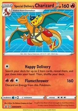 Special Delivery Charizard — SWSH Black Star Promos