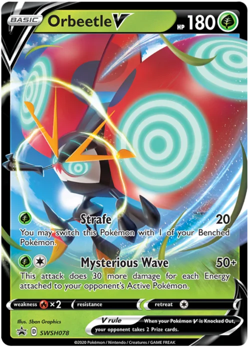 Orbeetle V — SWSH Black Star Promos