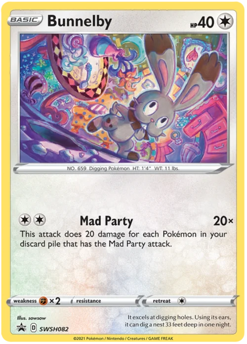 Bunnelby — SWSH Black Star Promos