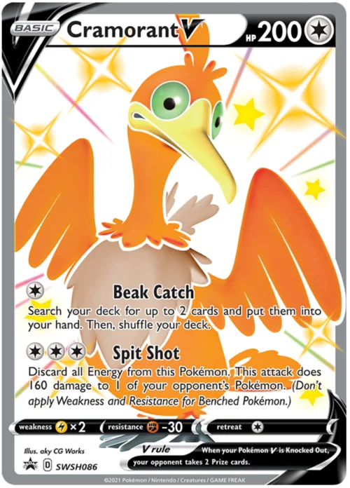 Cramorant V — SWSH Black Star Promos