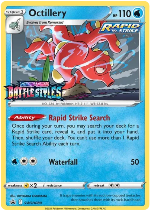 Octillery — SWSH Black Star Promos