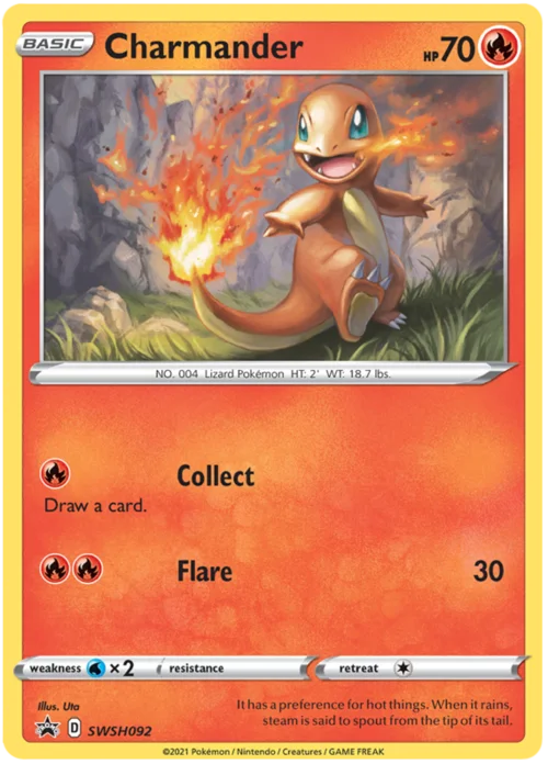 Charmander — SWSH Black Star Promos