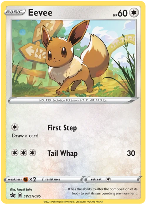 Eevee — SWSH Black Star Promos