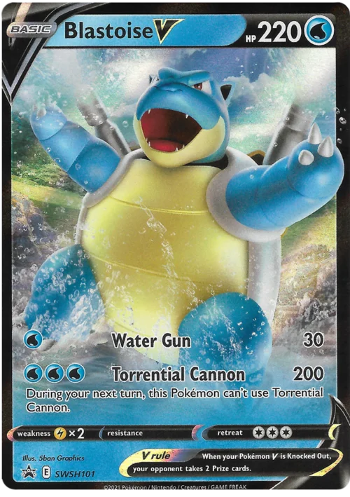 Blastoise V — SWSH Black Star Promos