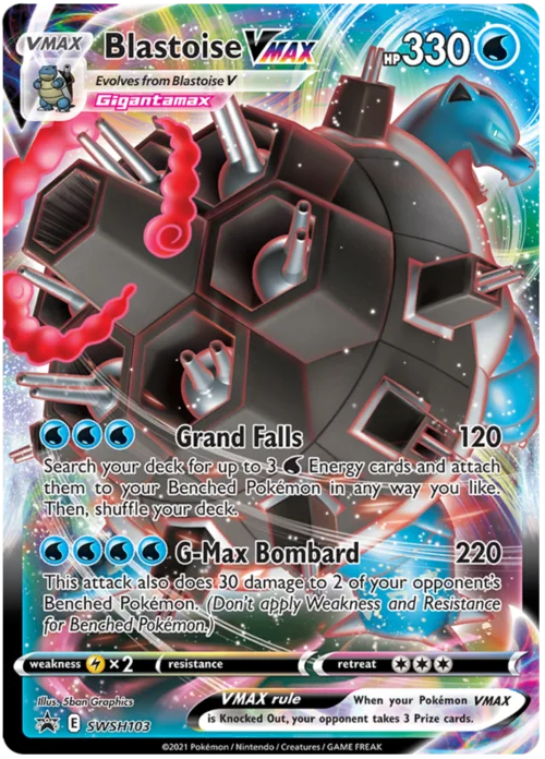 Blastoise VMAX — SWSH Black Star Promos