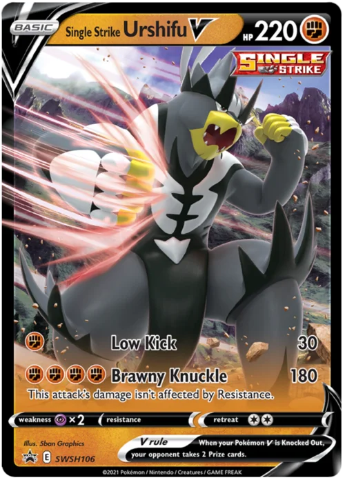 Single Strike Urshifu V — SWSH Black Star Promos