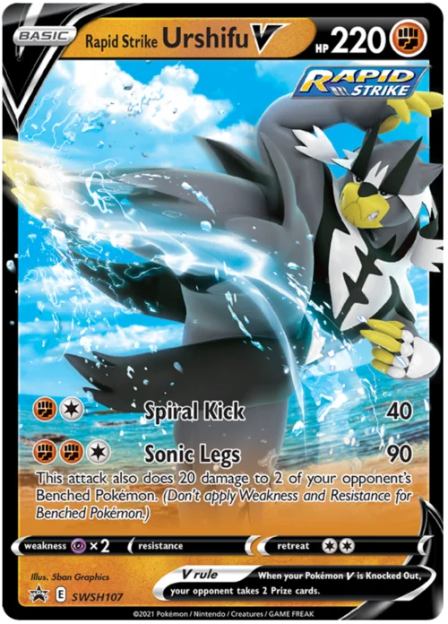 Rapid Strike Urshifu V — SWSH Black Star Promos