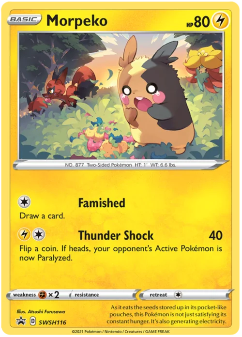 Morpeko — SWSH Black Star Promos