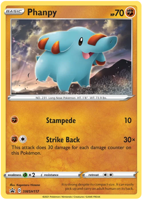 Phanpy — SWSH Black Star Promos