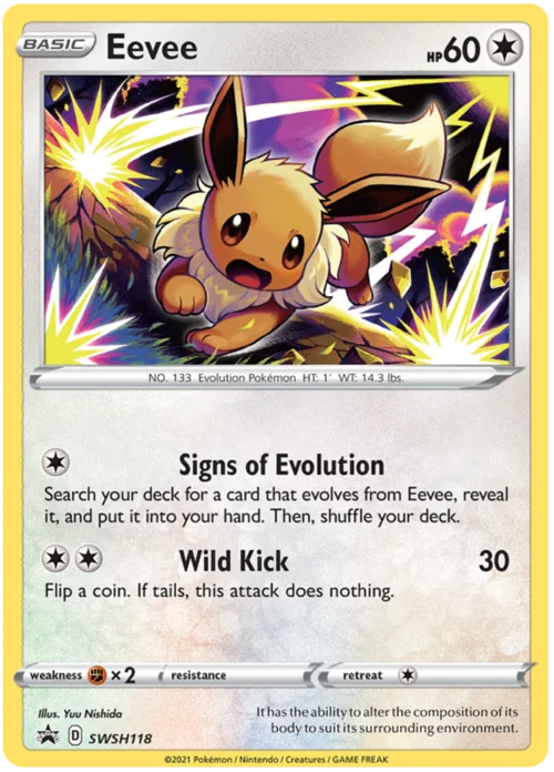 Eevee — SWSH Black Star Promos