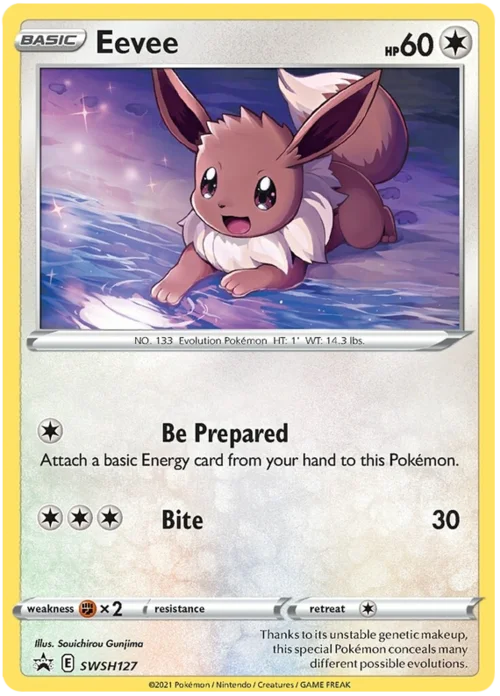 Eevee — SWSH Black Star Promos