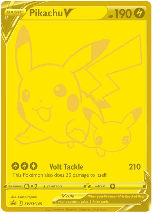 Pikachu V — SWSH Black Star Promos