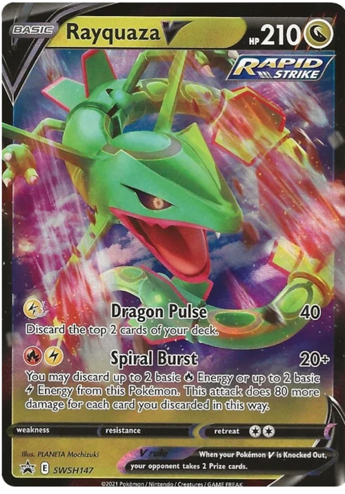 Rayquaza V — SWSH Black Star Promos