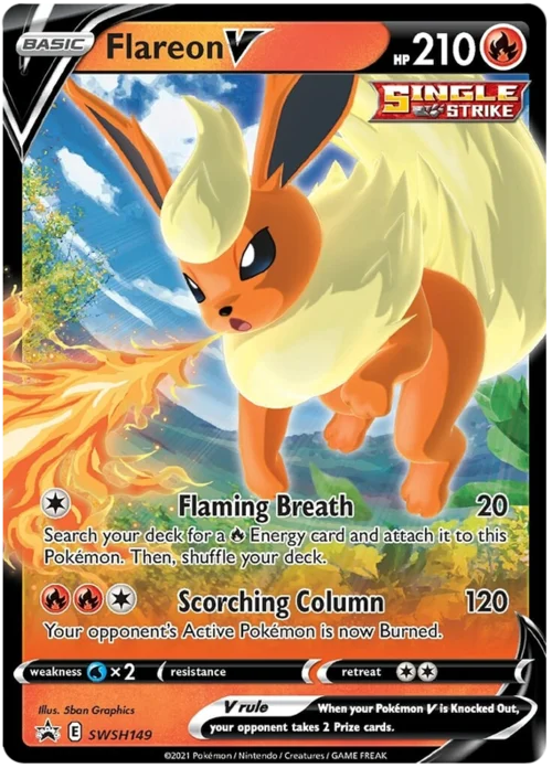 Flareon V — SWSH Black Star Promos