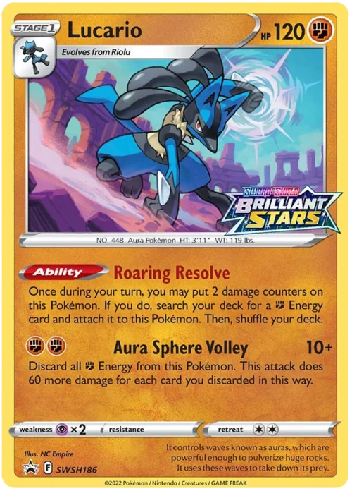 Lucario — SWSH Black Star Promos