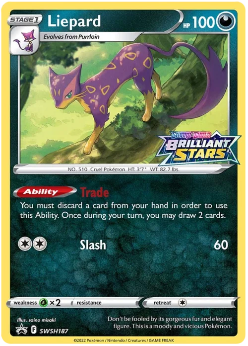 Liepard — SWSH Black Star Promos