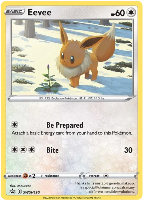 Eevee — SWSH Black Star Promos
