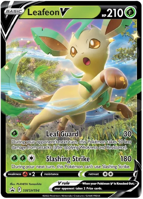 Leafeon V — SWSH Black Star Promos