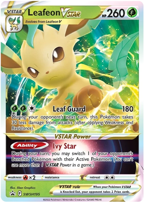 Leafeon VSTAR — SWSH Black Star Promos