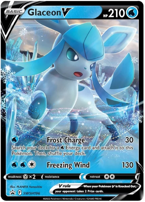 Glaceon V — SWSH Black Star Promos