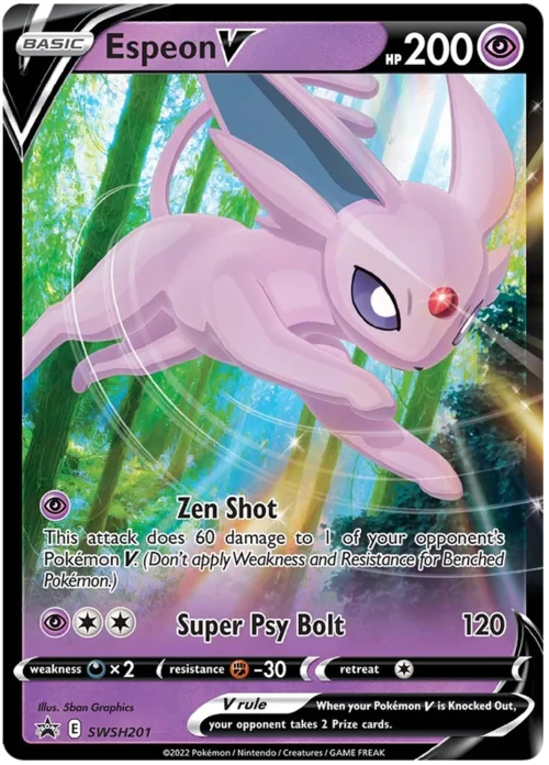 Espeon V — SWSH Black Star Promos