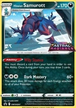 Hisuian Samurott — SWSH Black Star Promos